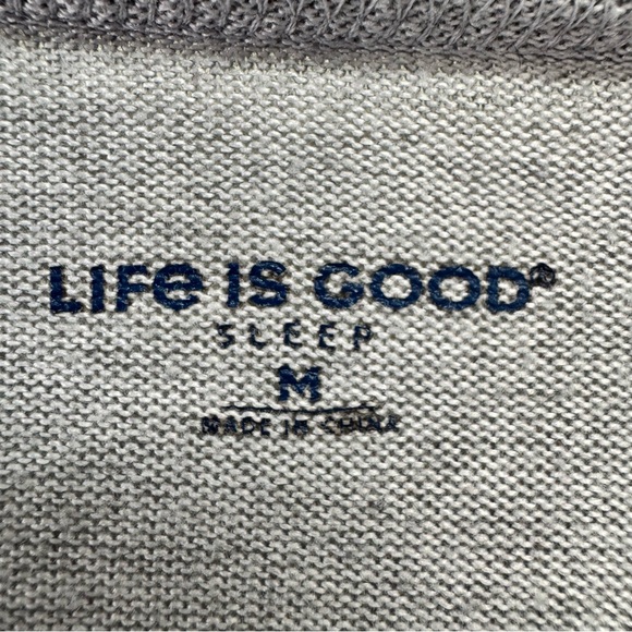 Life Is Good Women’s Gray Sleep Tee Size M - Picture 4 of 5